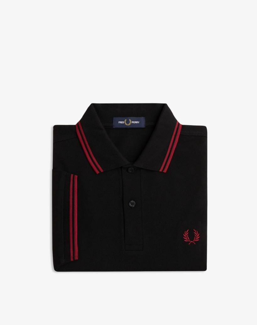 The Shirt Black / Burnt Red