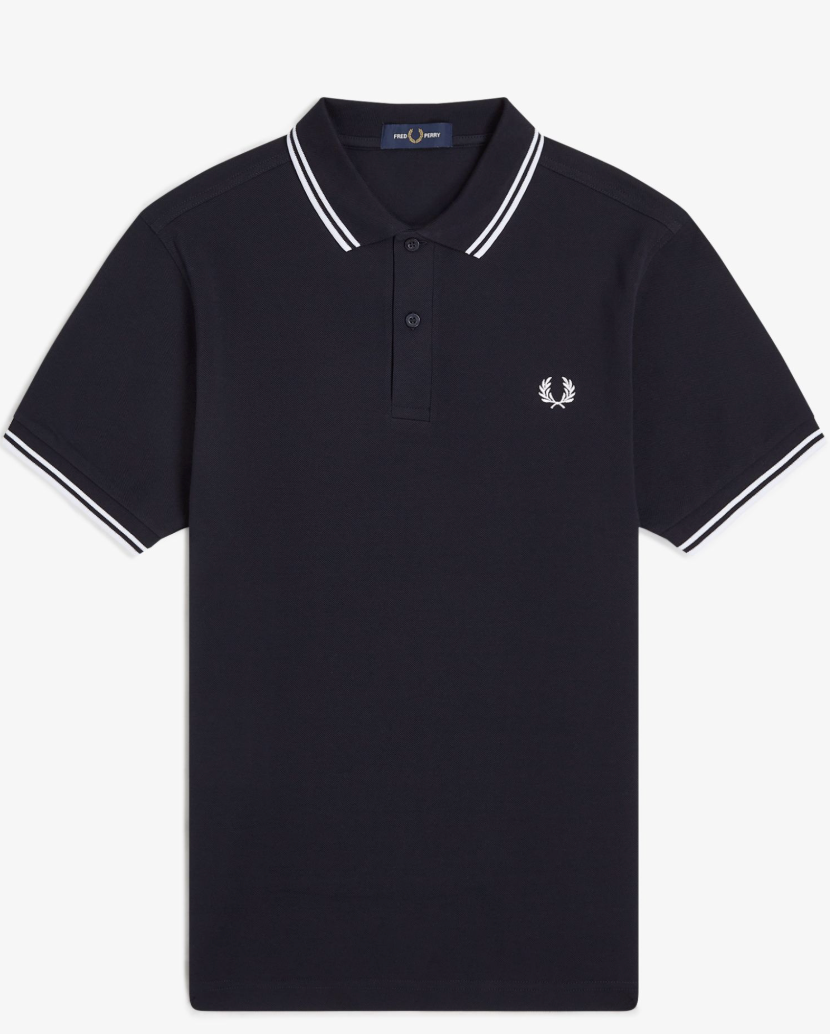 The Shirt Navy / White