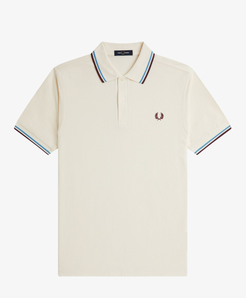 The Shirt Ecru / Court Blue