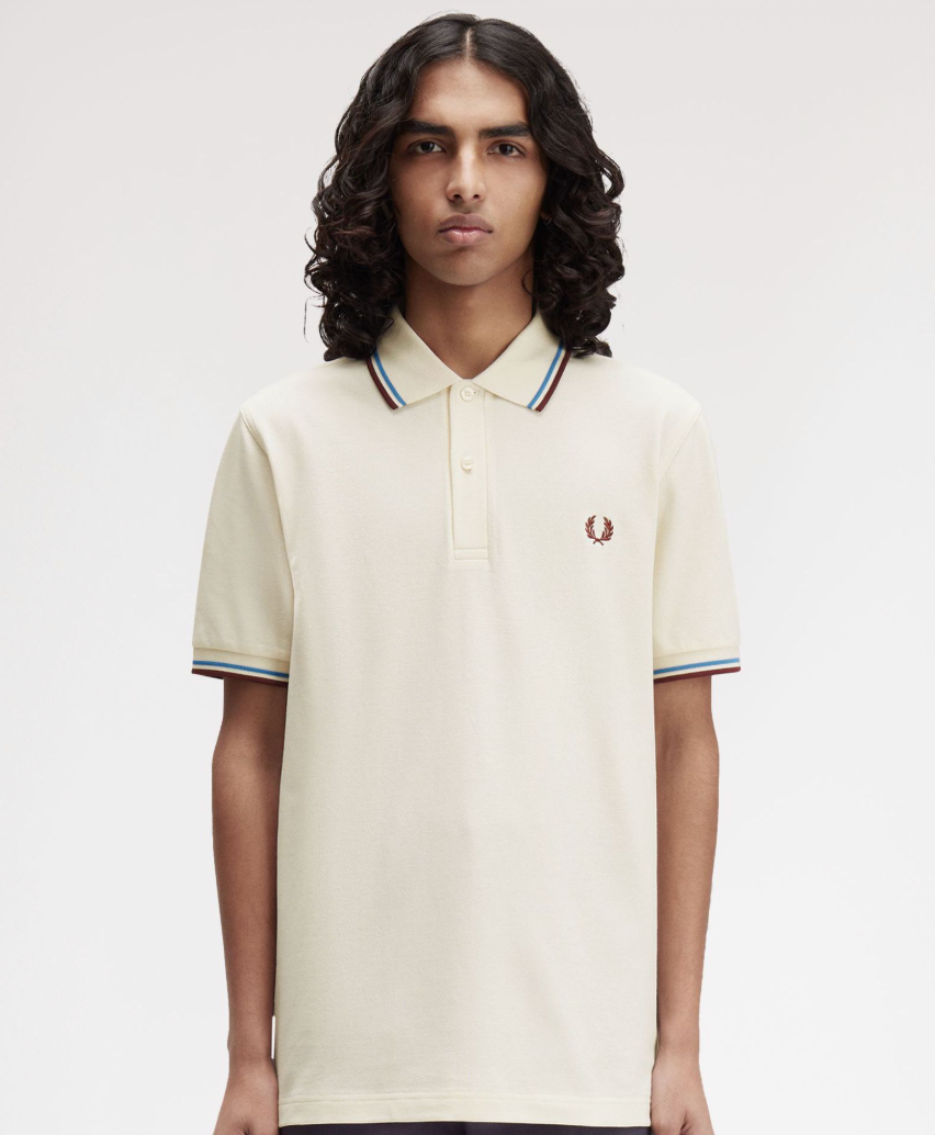 The Shirt Ecru / Court Blue